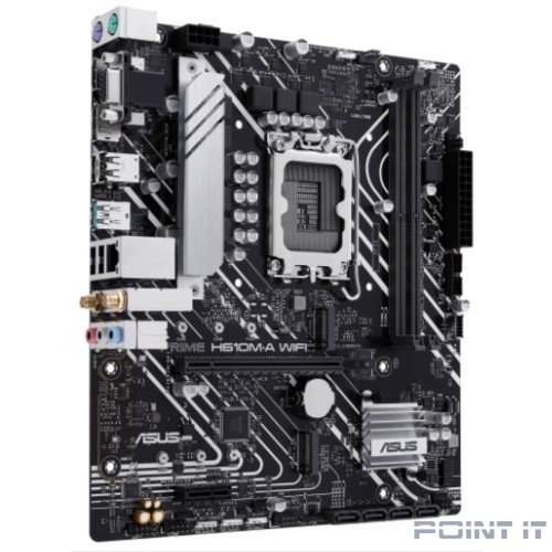 ASUS PRIME H610M-A WIFI, LGA1700 2xDDR5 4xSATA3 2xM.2 D-Sub HDMI DP mATX