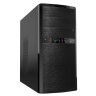 MidiTower Powerman ES722 Black PM-400ATX 2*USB 2.0,HD,Audio mATX