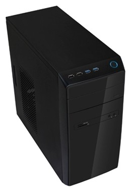 MidiTower Powerman ES726 Black PM-450ATX U2*2+U3*2+A(HD) mATX
