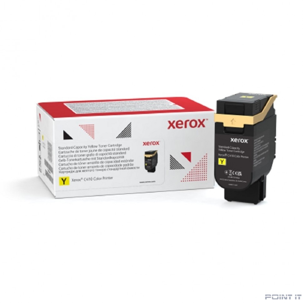Тонер картридж стандартный, желтый Xerox VLC410/415 (2000 страниц)/ Yellow Standard Capacity Toner Cartridge, Xerox VLC410/415 (2,000 Pages)