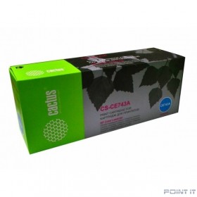 Cactus CS-CE743A Картридж лазерный пурпурный (7300стр.) для HP LJ CP5220/CP5221/CP5223/CP5225