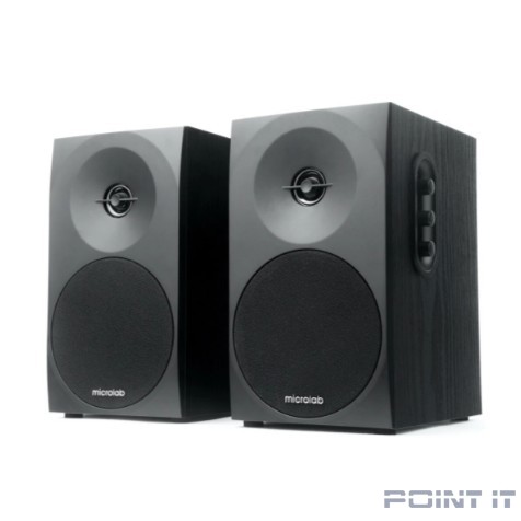 MICROLAB B70 черный {20 Вт, Распределение: 1,5 Вт x 2 RMS, Гармонические искажения: 10 %, 1 Вт на 1 кГц, Диапазон частот: 100 Гц - 18 кГц, Отношение сигнал/шум: > 70 дБ}