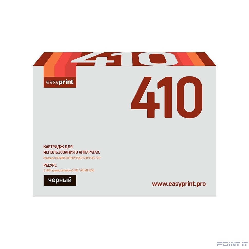 Easyprint KX-FAT410A Картридж для Panasonic KX-MB1500/1520/1530, 2,5К