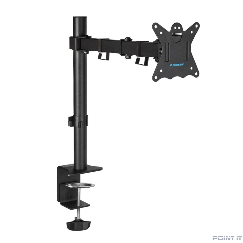 Kromax CASPER-507 черный 10"-34" макс.10кг настольный поворот и наклон