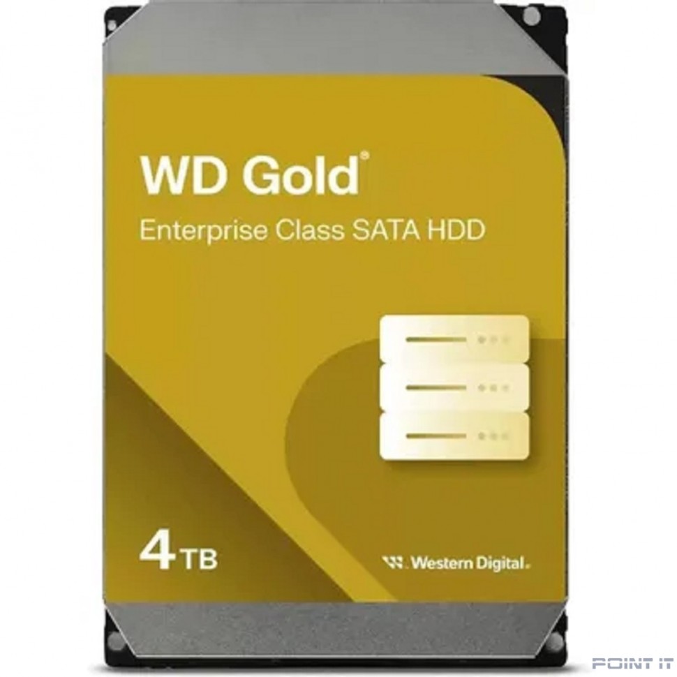 4TB WD Gold (WD4004FRYZ) {SATA III 6 Gb/s, 7200 rpm, 256Mb buffer}