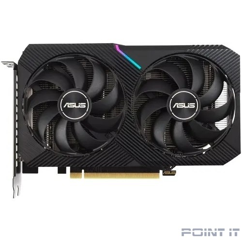 Видеокарта Asus PCI-E 4.0 DUAL-RTX3050-O8G-V2 NVIDIA GeForce RTX 3050 8192Mb 128 GDDR6 1822/14000 HDMIx1 DPx3 HDCP Ret