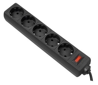 Сетевой фильтр 1.8M ES1.8 5OUTL. BK 99484 DEFENDER