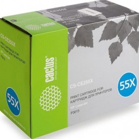 Картридж BLACK /LJ P3015 12.5K CS-CE255XS CACTUS