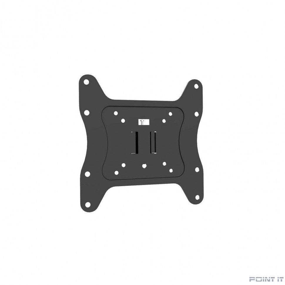 Wize [WF43F] для 10"-37" LCD телевизоров, VESA 200х200, расстояние от стены 1.9 см, до 25 кг, черн., розн. упаковка