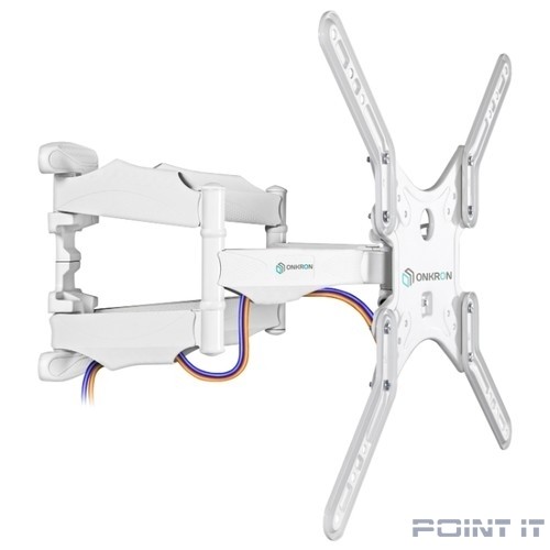 ONKRON M5 белый Для телевизоров диагональю 32"-60" Максимальная нагрузка: 36,4 кг VESA: 100x100, 200x100, 200x200, 200x300, 200x400, 300x300, 400x200, 400x300, 400x400 мм