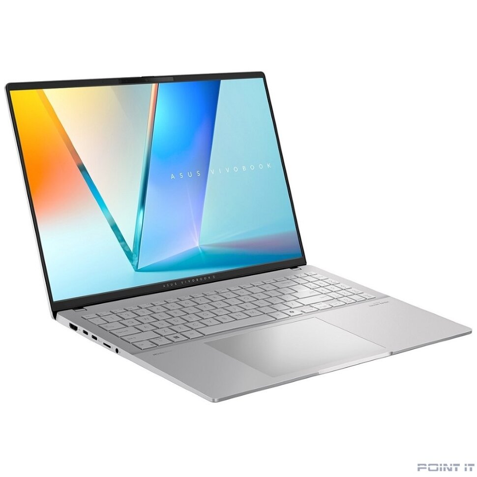 Ноутбук ASUS M5606K (M5606KA-RI035) 16"/3K/OLED/600N/120Hz/Ryzen AI 7 350/24GB/SSD1TB/AMD Radeon/Backlit/DOS/Cool Silver (90NB1593-M00160)
