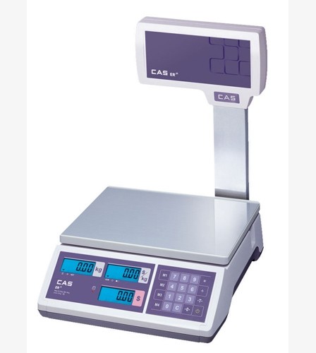 Весы торговые CAS ER JR-30 CBU (со стойкой)