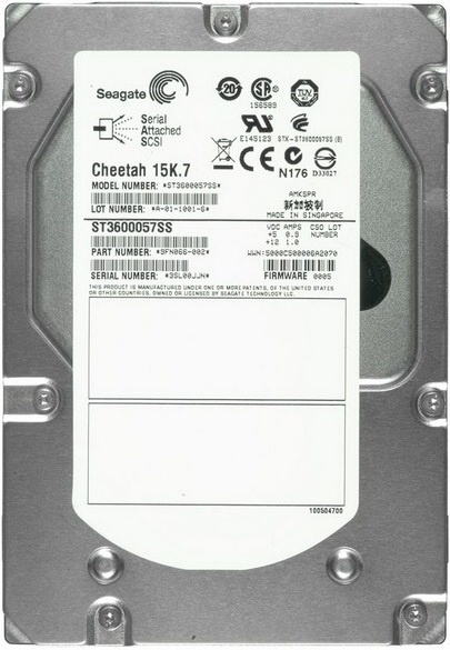Жесткий диск Seagate Cheetah 15K.7 600 GB 15K 6Gb SAS 3.5 ST3600057SS