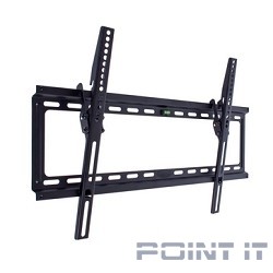 Kromax IDEAL-2 new black, наст. для TV 32"-90", max 55 кг, 1 ст св., нак. 0°-10°, от ст. 23 мм, max VESA 600x400 мм.