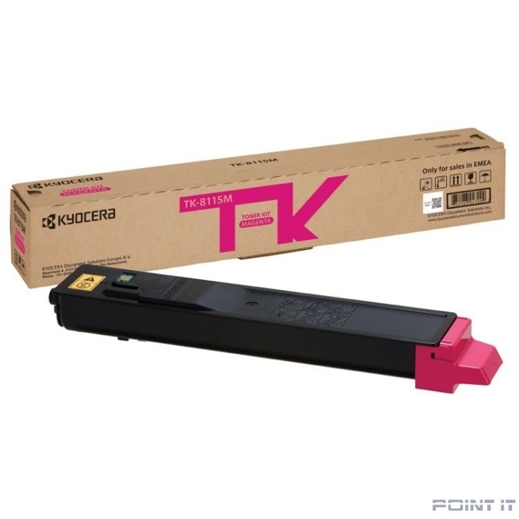 Kyocera-Mita TK-8115M Тонер-Картридж, Magenta {M8124cidn/M8130cidn (6000стр.)}