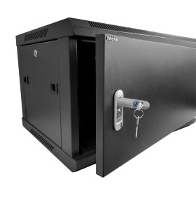 Шкаф настенный 9U серия WMA (Wall Maestro) (600х600х500), передняя дверь металл, разборный, черный  Netko  А