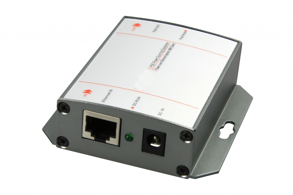 Инжектор PoE GIGALINK, 1Гбит/с, HiPoE, Бюджет PoE 90W (Блок питания в комплекте)