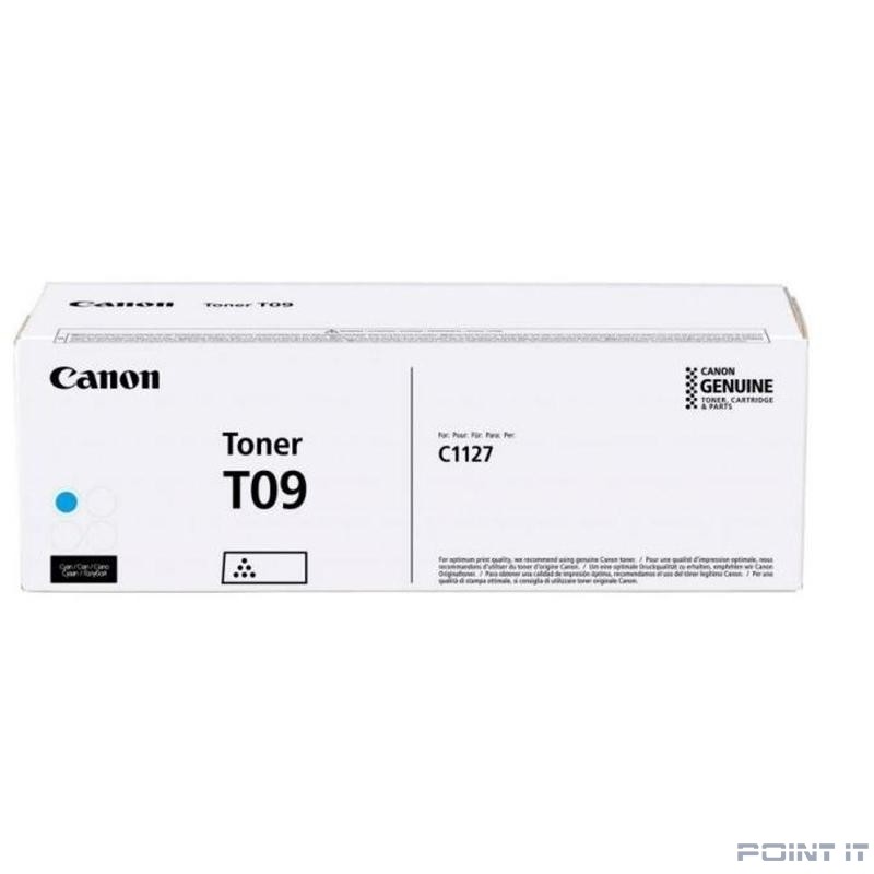 Тонер синий Canon Toner 09 Cyan (5900 стр.)