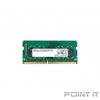 CBR DDR3 SODIMM 4GB CD3-SS04G16M11-01 PC3-12800, 1600MHz, CL11