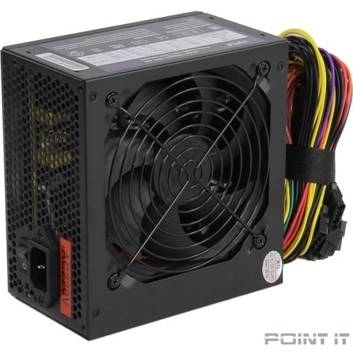 HIPER Блок питания HPP-450 <450W, (20+4+4+4) pin, (6+2) pin, 4xSATA, 2xMolex, 12 см, 80%, кабель питания, Active PFC, AT RTL